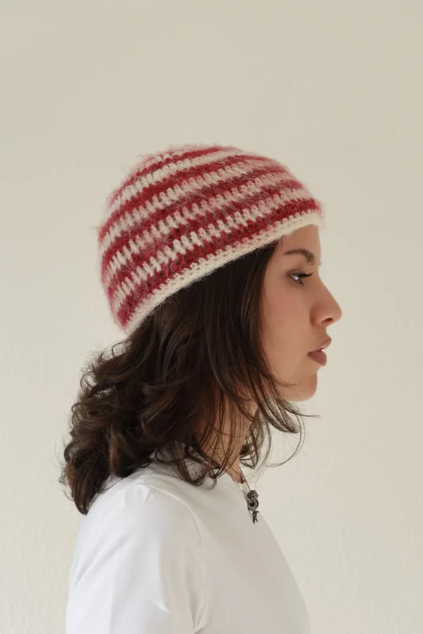 Bonnet à rayures