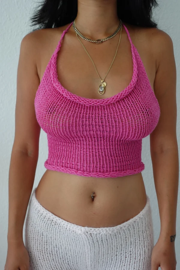 Dos nu rose bonbon
